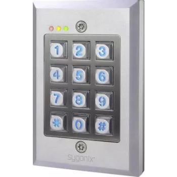 Sygonix SY-3118492 IP65 Keypad Code Lock Surface/Flush Mount with Illuminated Keypad