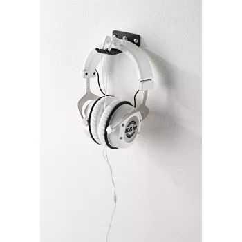 König & Meyer KM-16311 Headphone Holder for In-Ear, On-Ear, Over-Ear Headphones, Black