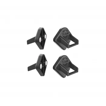 König & Meyer 19708-000-55 Tablet PC Magnetic Holder, Noise-Dampening, 4-Pack, Black