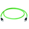 Telegärtner L80404A0005 7.5m Cat6a S/FTP (S-STP) Green Network Cable