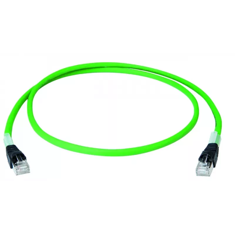 Telegärtner L80404A0005 7.5m Cat6a S/FTP (S-STP) Green Network Cable