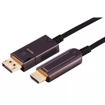 S/CONN maximum connectivity 30-20075 Optical DisplayPort to HDMI-A Adapter Cable, 4K60, 10 m