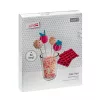 LURCH Cake Pop Mold, Silicone, 20 Cavities, Red, 23.0 x 18.5 cm 83027