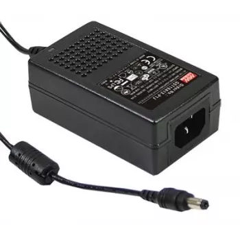 MEAN WELL GST18A24-P1J Desktop Power Adapter, 24V, 0.75A, 18W