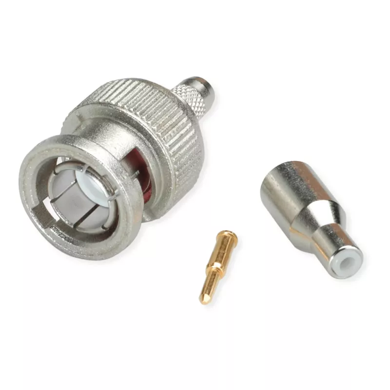Telegärtner BNC Cable Plug Crimp G04 75 Ohm, crimp/crimp, Standard, A2505, G04 (RG-179B/U) - 1 pc
