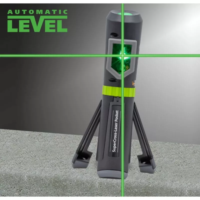 Laserliner SuperCross-Laser Pocket Plus Cross Line Laser, 40 m Range 031.120A