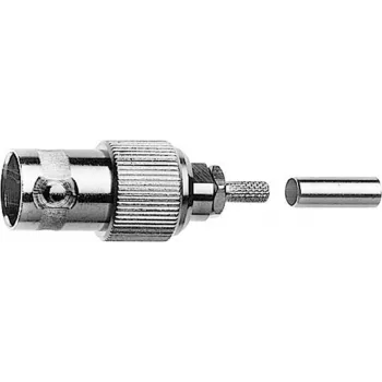 Telegärtner BNC Cable Jack Crimp G03 50 Ohm, crimp/crimp, A2913, G03 (RG178 B/U) - 1 Piece (J01001B0060)