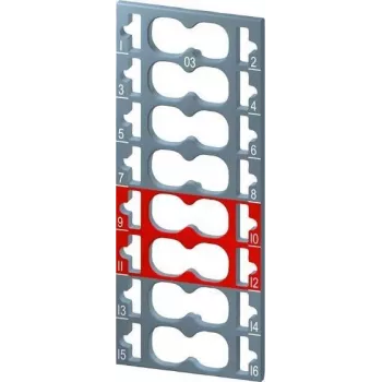 Siemens SIMATIC ET 200SP Color Coding Labels - 12x Grey, 4x Red (6ES71936CP032MA0)