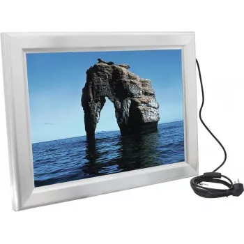 EUROPALMS A2 Illuminated Advertising Frame, Aluminum, Silver 83331751