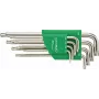 Stahlwille 10771/8 Ball-End Torx L-Key Set, 8 Pieces (T9-T40) 96432700