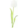 EUROPALMS Crystal Tulip Artificial Flower, White, 61cm, 12-Pack (82600204)