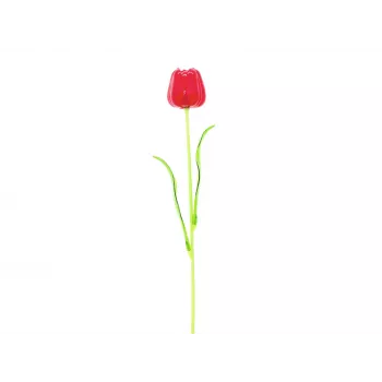 EUROPALMS Kristalltulpe Artificial Tulip, Red, 61cm, 12-Pack 82600205