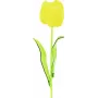 EUROPALMS Crystal Tulip Artificial Flower, Yellow, 61 cm, Pack of 12 82600207