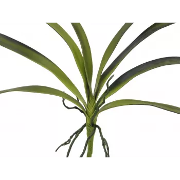 EUROPALMS Artificial Orchid Leaf (EVA), Green, 45cm 82530574