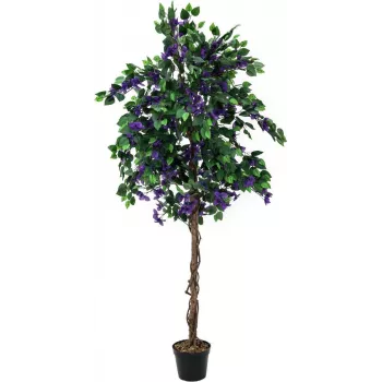 EUROPALMS Bougainvillea Artificial Plant, Lavender, 150 cm 82507035