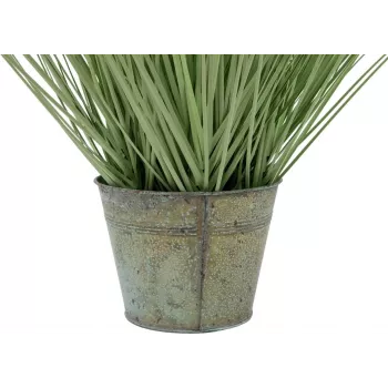 EUROPALMS Artificial Ornamental Grass, 65 cm, Green, Black Pot 82600145