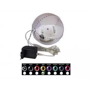 EUROPALMS LED Snowball 15cm, gold 83501245