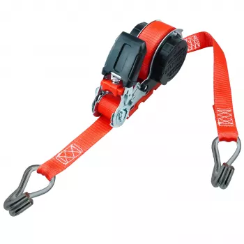 PETEX 43197112 Ratchet Lashing Strap 5 m x 25 mm, LC 350 daN Direct, EN 12195-2