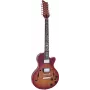 DIMAVERY LP-612 Electric Guitar, Flamed Sunburst 26215180