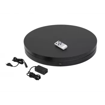 EUROPALMS Rotating Display Turntable 60cm up to 150kg Black (50701210)