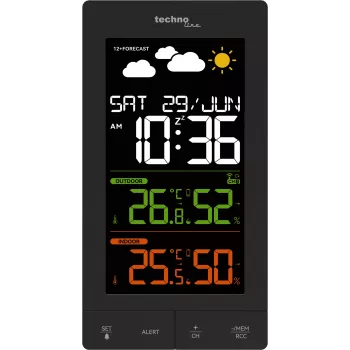 Techno Line WS6458 Wireless Weather Station with Outdoor Sensor