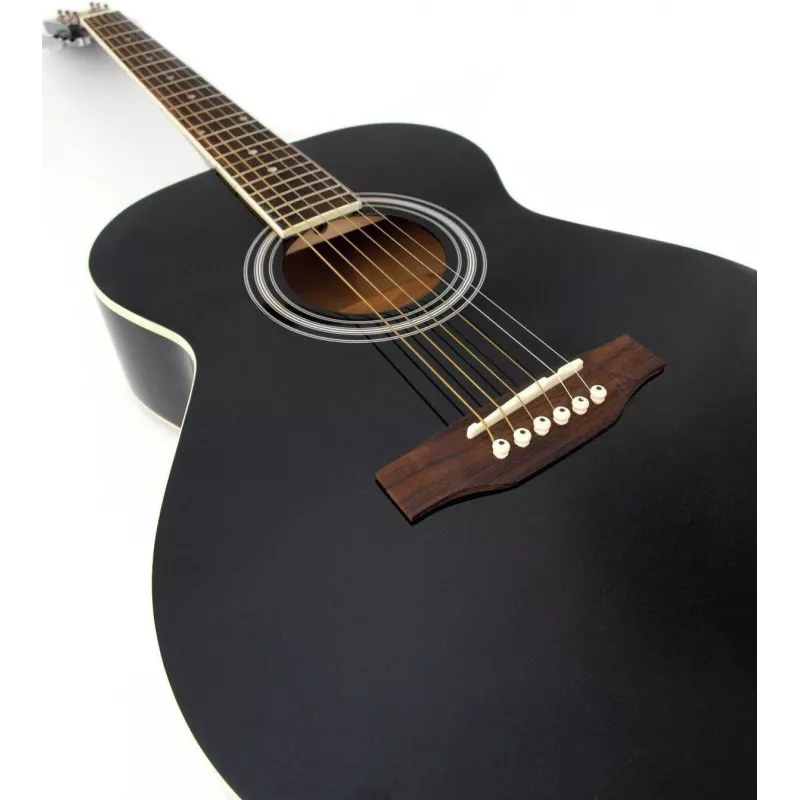 DIMAVERY AW-303 Western Guitar Black (26242004)