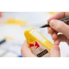 HellermannTyton 590-00010 Manual Label Dispenser for WIC Markers, Yellow