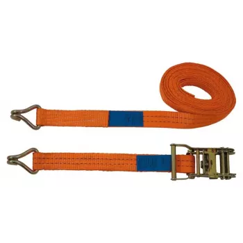 Petex 43192835 Two-Piece Lashing Strap, Ratchet, LC 1000 daN, 6 m x 35 mm