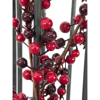 EUROPALMS Artificial Mixed Berry Garland, 180cm, Red 83500501