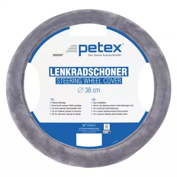 Petex Design 1108 Steering Wheel Cover Silver 36-38 cm 433110803