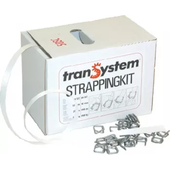 Banholzer&Wenz Polyester Strapping Kit 16 mm x 200 m with 80 Buckles 17041