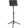 Dimavery OP-1 Orchestra Music Stand, Black, Height Adjustable 60-125 cm, Steel