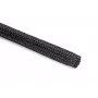 HellermannTyton HEGP12-PET-BK Braided Cable Sleeve, Polyester, Black, 8-17 mm, 100 m 170-11200