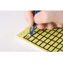 HellermannTyton 598-92227 Removable Self-Adhesive Rectangular Labels, Yellow, 25.4 x 12.7 mm, 700 Labels