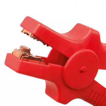 AEG SP 16 Jump Start Cable 20.8 mm² Copper-Coated Aluminium 3 m with Plastic Clamps and Protection Circuit 97215