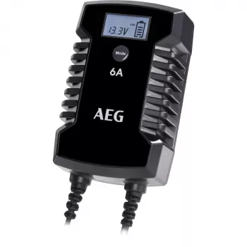 AEG LD6 10617 Car Battery Charger 6V/12V 3A/6A with LCD Display