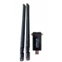 ALLNET Wireless AX 1800Mbit USB 3.0 WLAN Stick Dongle ALL-WA1800AX-EXT with External Antennas