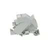 SYNERGY21 Keystone Module Holder DIN Rail Slim ABS for 1xTP Module Slim Line (S215416V2)