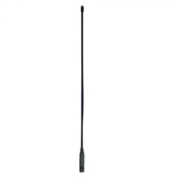 Midland Albrecht Hyflex CL27 TNC Flexible Whip Antenna, 54 cm, 26.965-27.405 MHz TX, 25-500 MHz RX, 50 Ohm, 10 W, Black 6578
