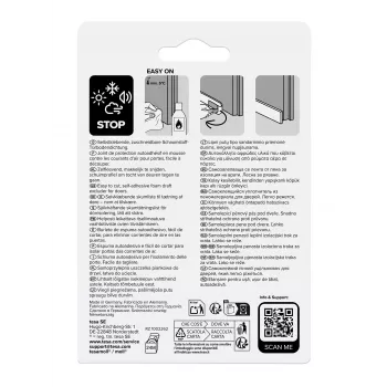tesamoll UNIVERSAL Door Seal Tape White 38 mm x 1 m (05422-00100-01)