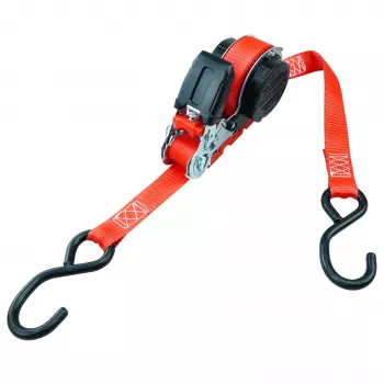 Petex 43197012 Ratchet Lashing Strap 5 m x 2.5 cm, LC 350 daN, EN 12195-2