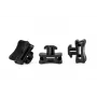 HellermannTyton ACFM5W8PT4,5 Cable Tie Mount for DIN Rail, Impact Modified PA66, Black, 25 pcs 151-03245