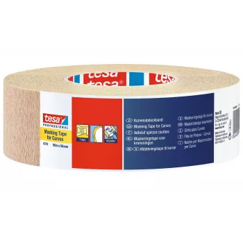 tesa 04319-00042-00 Kreppband Hellbraun 50 m x 50 mm Masking Tape