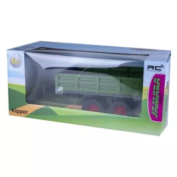 Jamara Dark Green Tipper Trailer for RC Tractor 1:16 (423284)