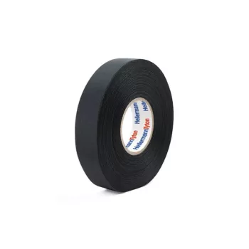 HellermannTyton 712-10003 PVC Electrical Insulation Tape, Black, 19 mm x 20 m, Rubber Adhesive, 0.15 mm Thick