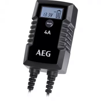 AEG LD4 10616 Automatic Car Battery Charger 6V/12V 2A/4A for Lead-Acid, GEL, AGM, MF, Ca/Ca