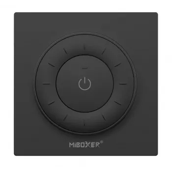 MiBoxer K3-B 2.4GHz Dual White LED Rotating Wheel Remote Control, 4-Zone, Wall Mount
