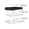 ALLNET 21 inch Touch Display Tablet Bezel for Installation Frame, Black ALLTCover21WBv1