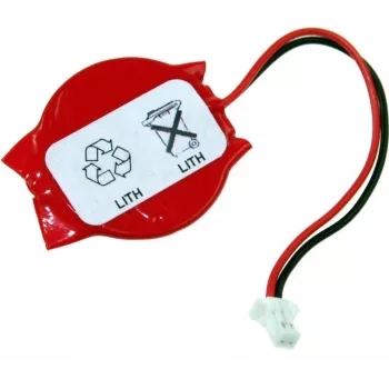 XCELL CR2016 Lithium Button Cell with 2-Pin Connector, 3 V, 75 mAh, 1 Pack 125756