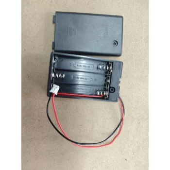 ALLNET 4duino 3x AAA Battery Holder with On/Off Switch and 2-Pin JST Connector (Ref. 727)